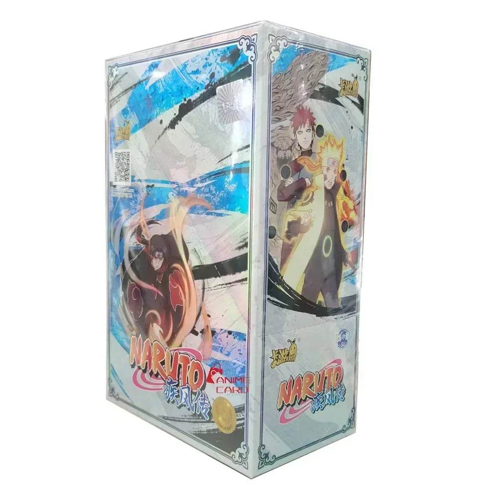 KAYOU Genuine Naruto Cards Box Anime Figure Card Booster Pack Sasuke Collection Flash Card Toy Birthday Christmas Gift for Kids - AIAZ