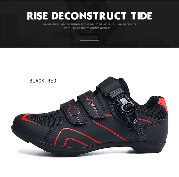 New men's cycling sneakers with cleats Speed cycling Shoes for women, rubber soled cycling shoes