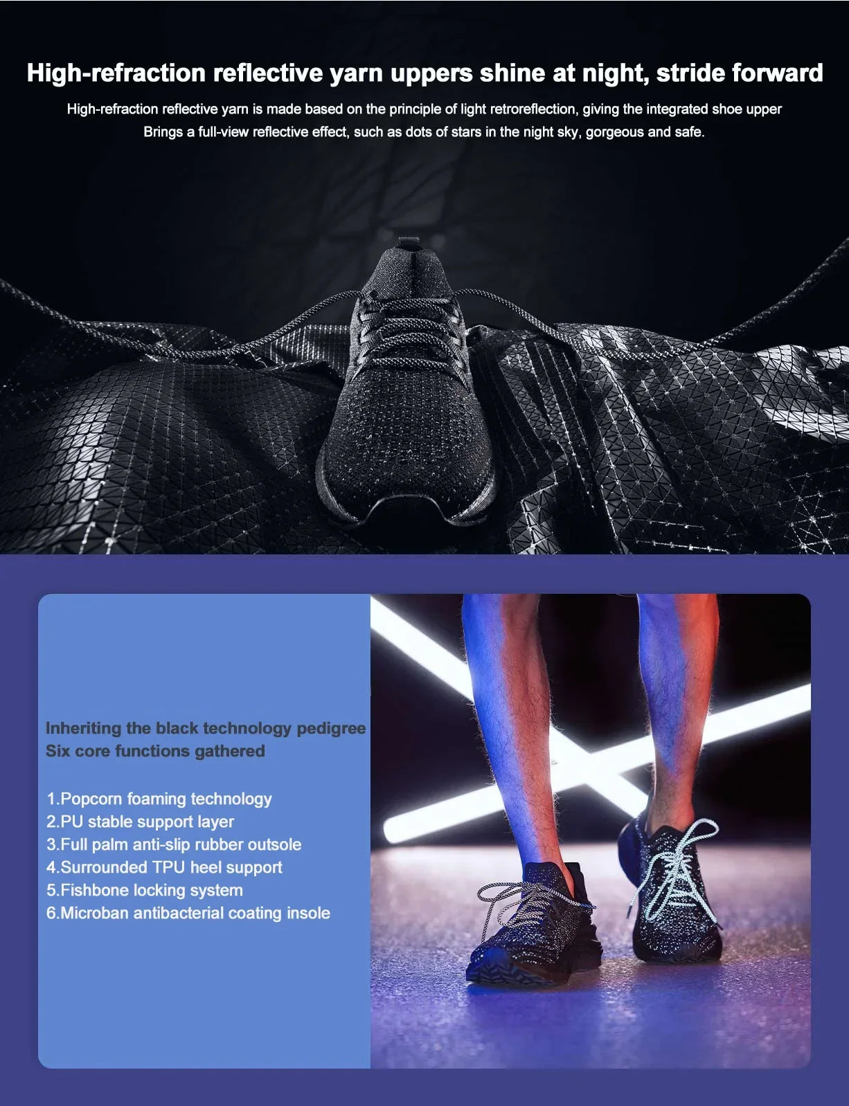 Classic Mijia Sneakers 4 Upgrade Men Fashion Breathable Shock-absorbing Sports Running Shoes Flying Woven Male Non-Slip Shoes