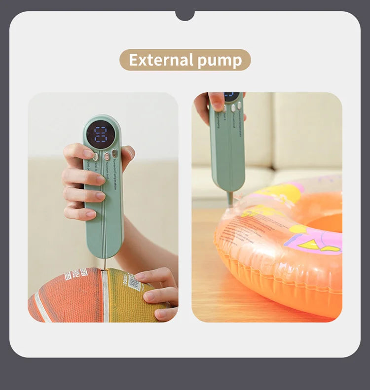 2-in-1 Vacuum Sealer with USB-Rechargeable Portable,with 3 modes vacuum sealant, for fruits, meat, etc. to keep fresh