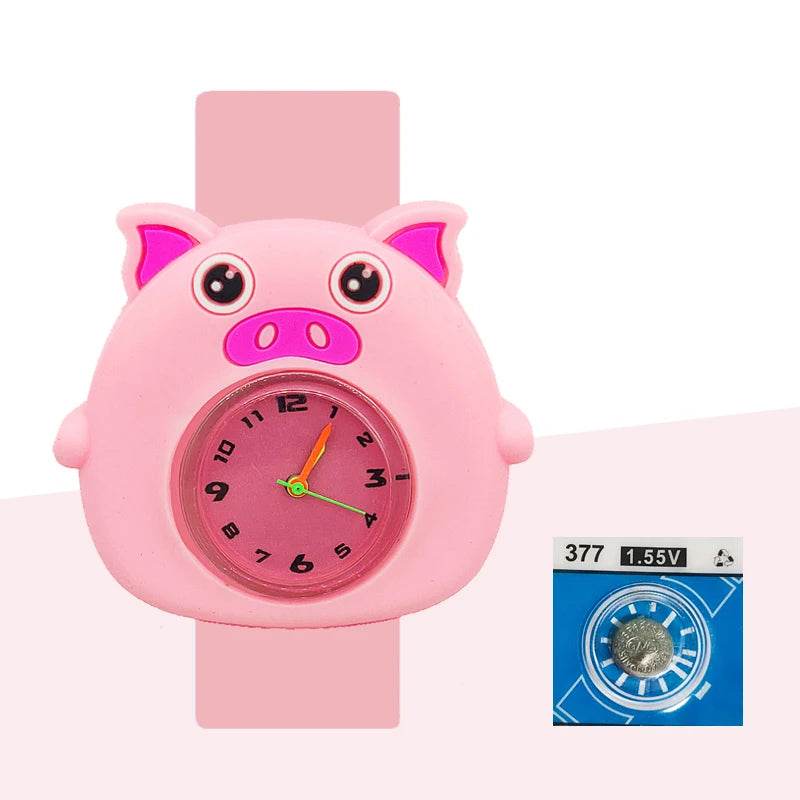 Baby Birthday Gift Children Toys Watches Cartoon Animal Dial Bracelet Kids Watches for Boy Girl 2-15 Years Old Child Clock - AIAZ