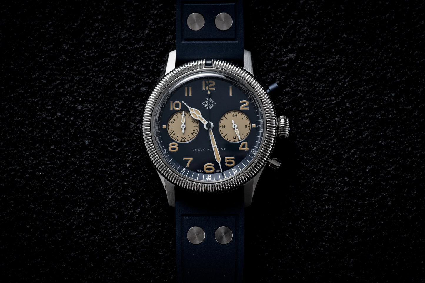 2025 New IXDAO 39mm Pilot Men Quartz Watches Peregrine Falcon Series VK64 Sapphire Stainless Steel Sports Chronograph 10Bar C3