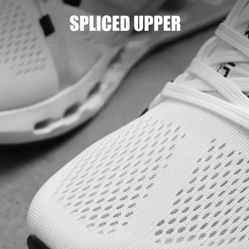 Men's Running Shoes Breathable Lightweight Shock Absorption Athletic Gym Training Sneakers Non-Slip Comfortable Sports Shoes