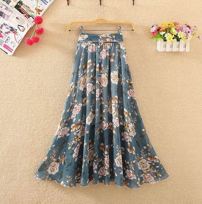 Skirts for Women Summer 2024 A Line High Waist Woman Skirt Casual Trend Modest Vintage Cheap Quality Korean Fashion Style Y2k V - AIAZ