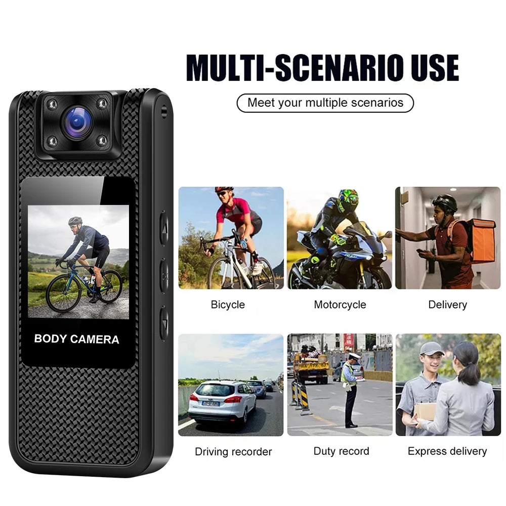 Portable 4K Mini Camera Digital Video Recorder With WiFi Worn Police Small Body Cam Infrared Night Vision Sports DV Camcorders