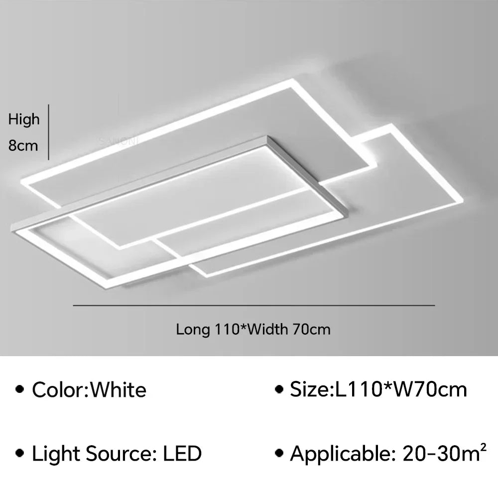Modern LED Ceiling Lamps Simplicity for Living Room Decor Bedroom Lights Nordic Kitchen Home Decor Indoor Lighting Fixture