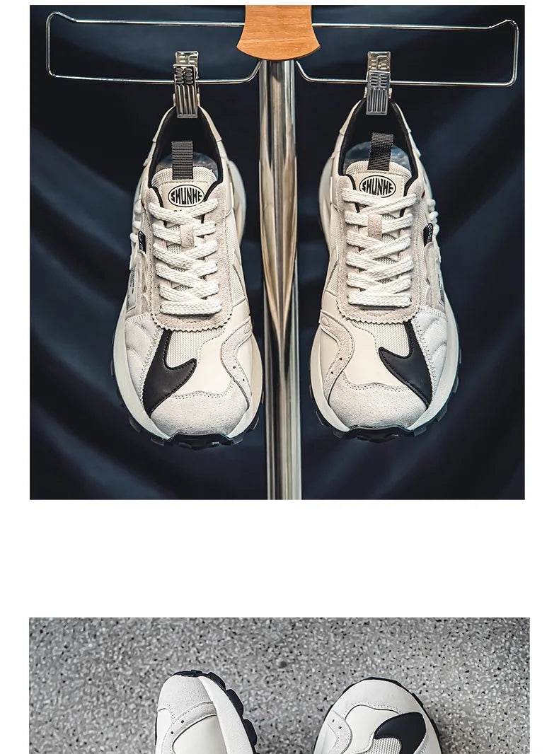 Men's Sports Shoes Male Casual Shoe platform Wear-resistant Shock-absorbing Anti Slip Comfortable Men Shoes Zapatillas De Hombre - AIAZ