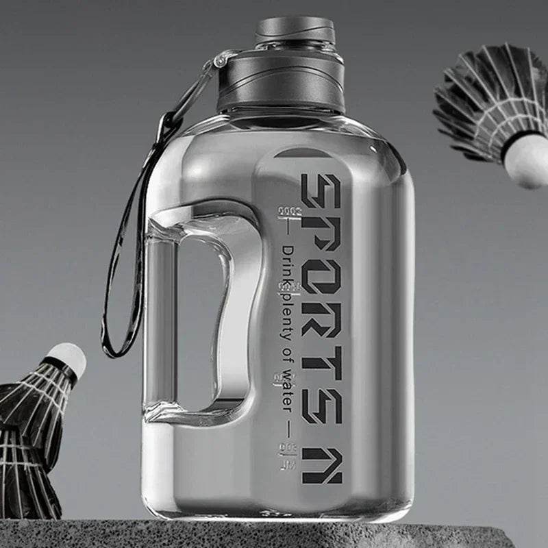 2L Water Bottle Sports Gym Water Kettle A large amount of refilling buckets in summer for Camping Travel BPA Free Drinking - AIAZ
