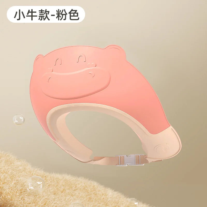 Upgrade Baby Shower Cap Shield Visor Baby Hat For Eye and Ear Protection Adjustable 0-12 Years Children Washing Hair Care Tool