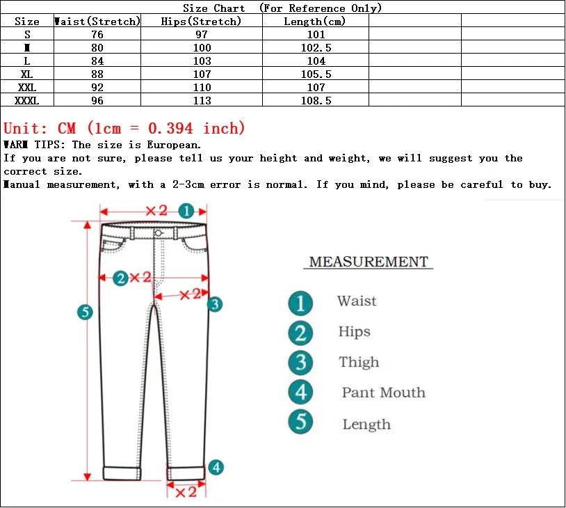 Men Street Elastic Denim Jeans Wash Solid Color Multi Pockets Cargo Pants Casual Slim Fit Daily Wear Joggers Mid Waist Trousers - AIAZ