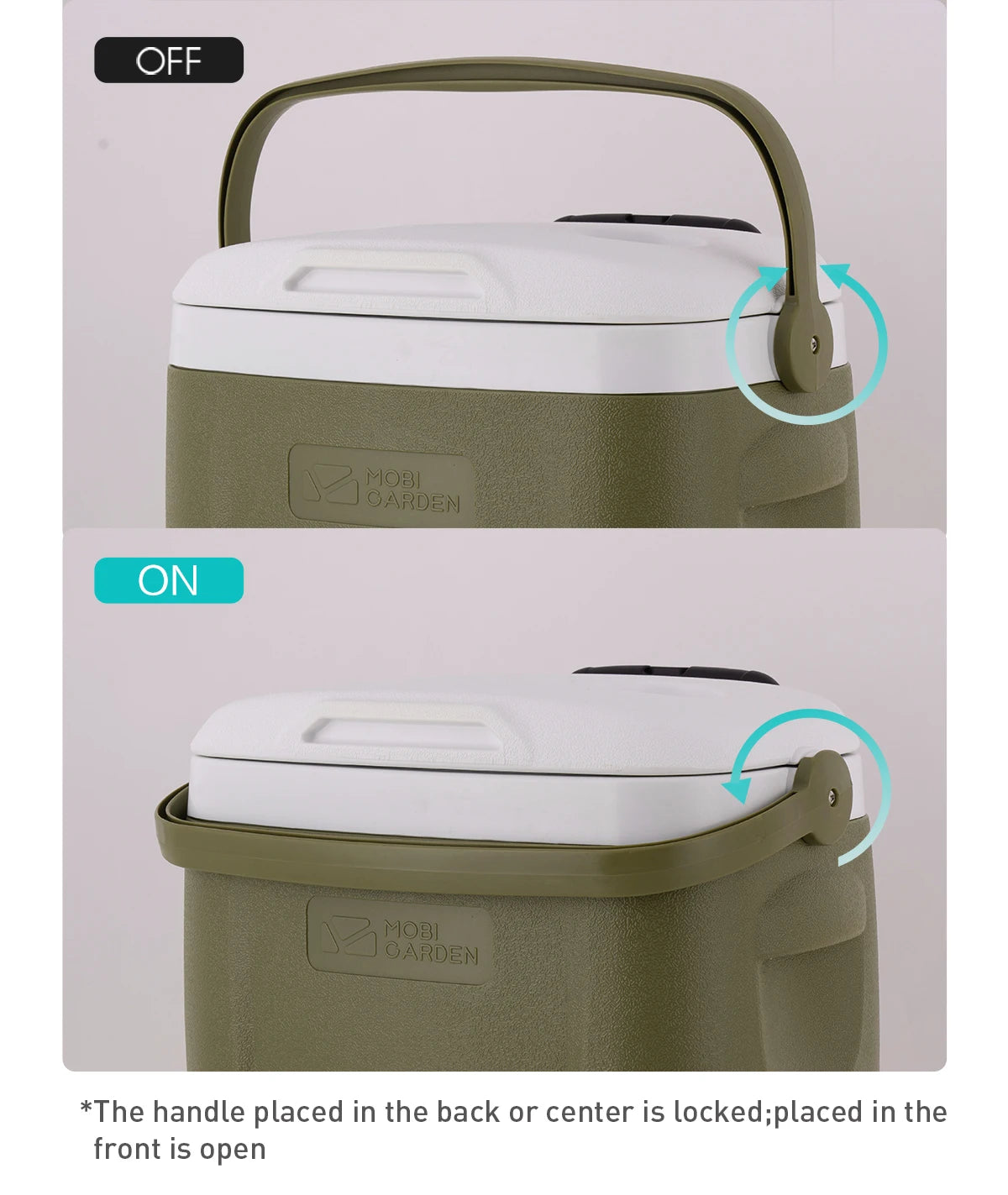MOBI GARDEN Camping Cooler Box Ice Box Food&Drink Portable Outdoor Picnic Keep Fresh Refrigerator