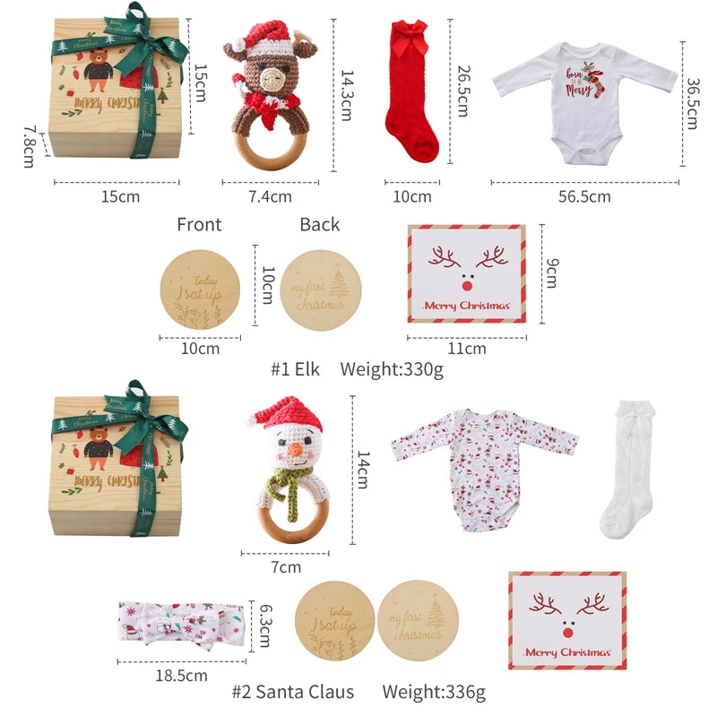 Baby Bathing Mouth Water Towel Pacifier Set Baby Full Moon Milestone Cards Wood Ring Rattle Bath Towel Wool Brush Birthday Gifts