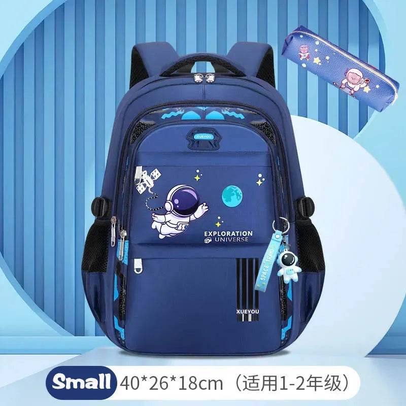 School Bags for Boys Shoulder Backpack Bagutte Children Spinal Protection Light Big Capacity New Astronaut Waterproof Kids - AIAZ