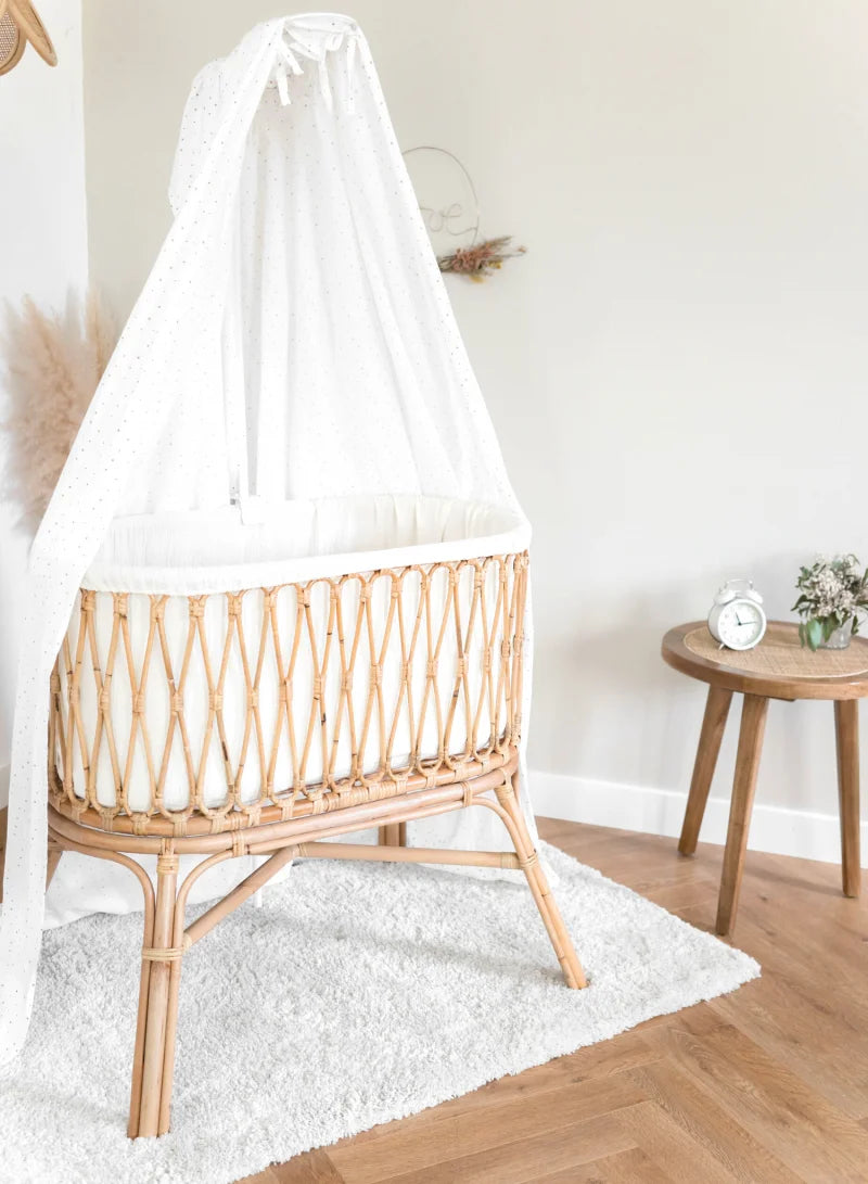 Handmade Natural Rattan Crib Crib And Crib For Babies And Children Home Bedroom Decoration In Vietnam MN26