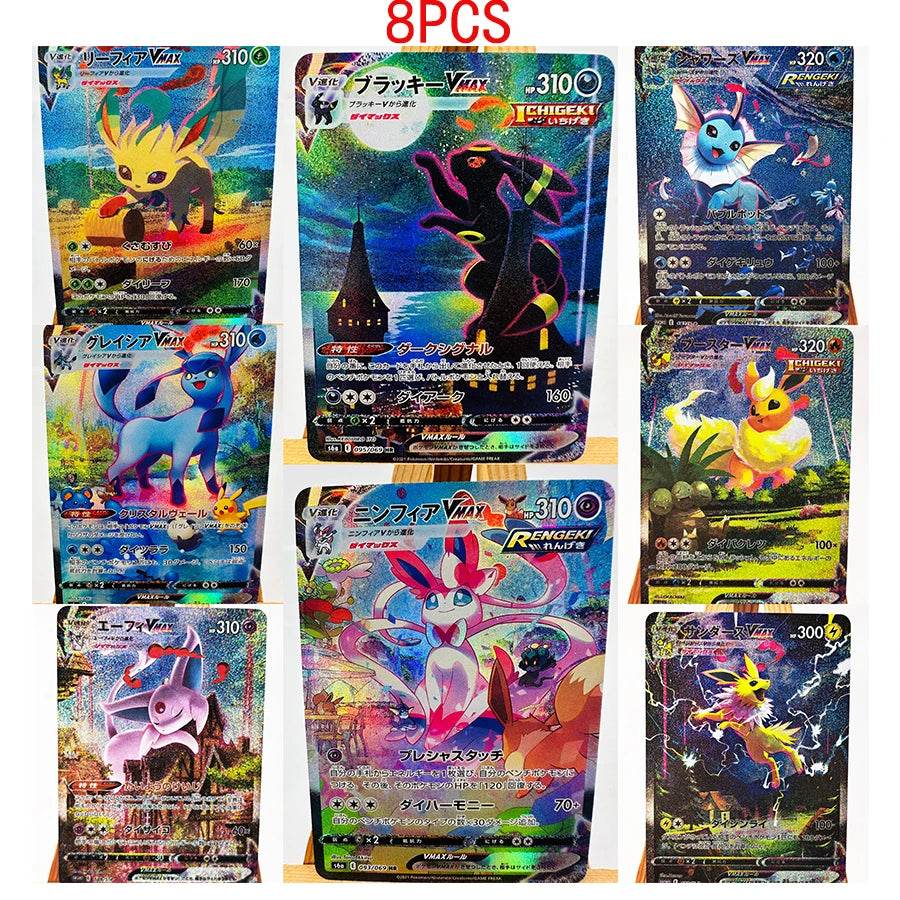 PTCG Umbreon Sylveon Japanese Toys Hobbies Hobby Collectibles Game Collection Anime Cards - AIAZ