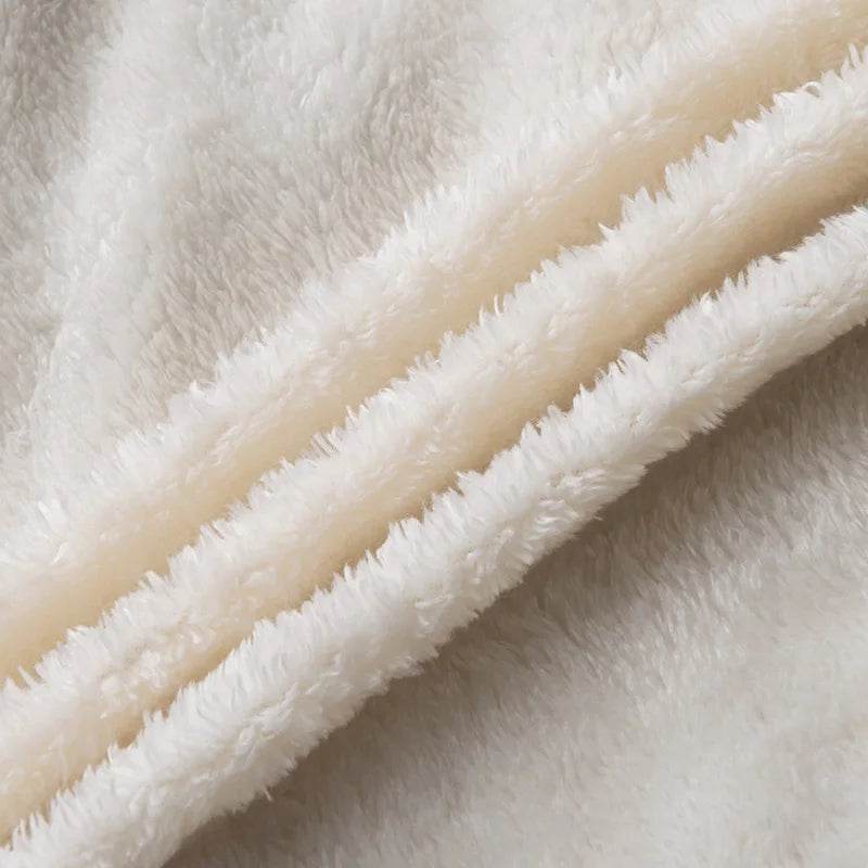 Man 2025 New Fashion Winter Warm Thick Cotton Clothing With Added Velvet Solid Color Casual And Comfortable Coat - AIAZ