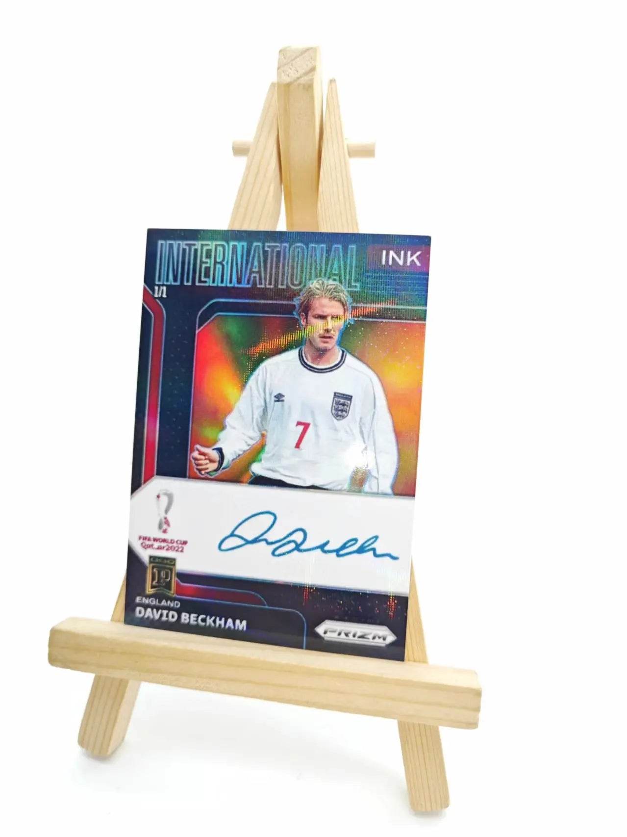 Panini collectible card laser flash DIY Messi Cristiano Ronaldo Kylian Mbappe David Beckham Card bricks Holiday gifts 1.5mmthick - AIAZ