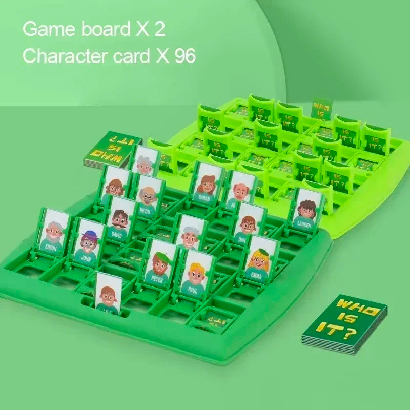 Guess Who I Am Board Game Parent-child Interaction Toy Logical Reasoning CHILDREN'S Puzzle Guess Me You My Character Chessboard