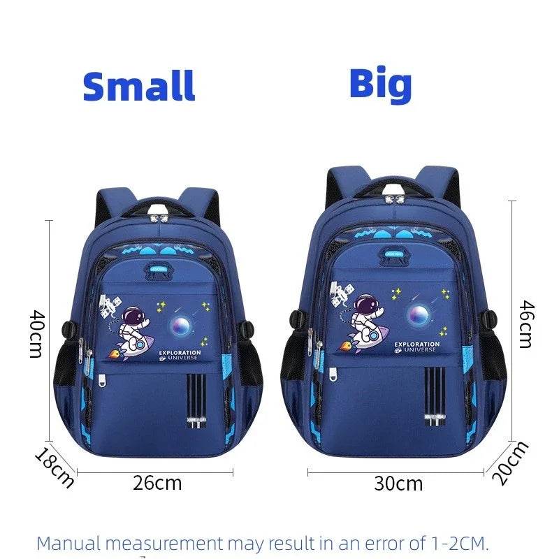 School Bags for Boys Shoulder Backpack Bagutte Children Spinal Protection Light Big Capacity New Astronaut Waterproof Kids - AIAZ