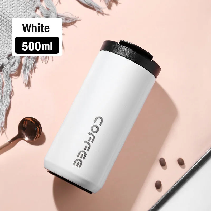 Xiaomi 400ml/500ml Double Stainless Steel 304 Coffee Mug Leak-Proof Thermos Bottle Mug Travel Thermal Cup Portable Youpin Gifts