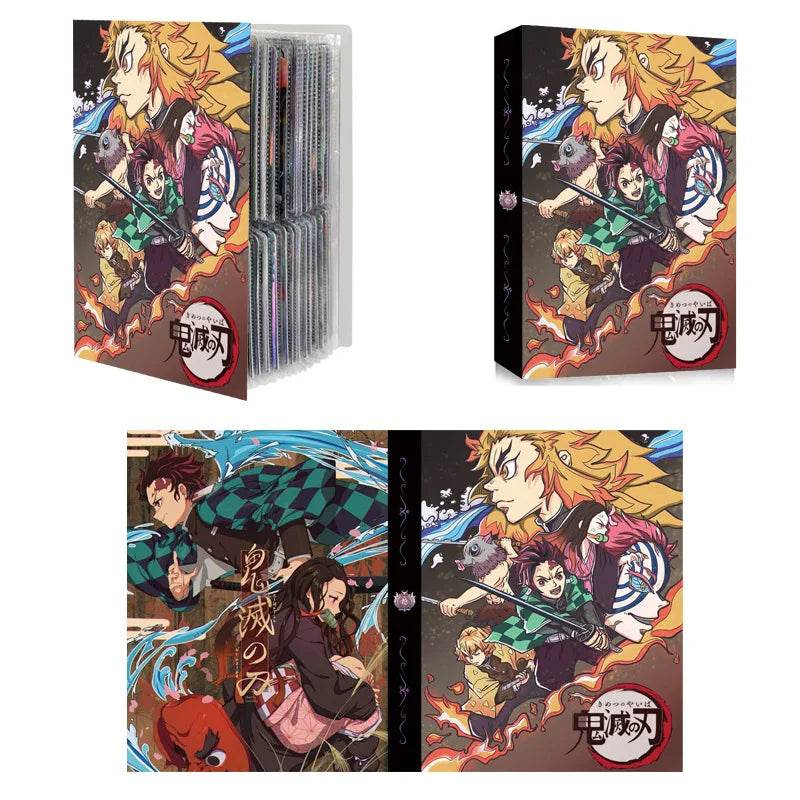 240pcs Card Album Book Naruto Dragon Ball Goku Vegeta ONE PIECE Luffy Zoro Map Letter Holder Binder Card Notebook Collection Toy - AIAZ