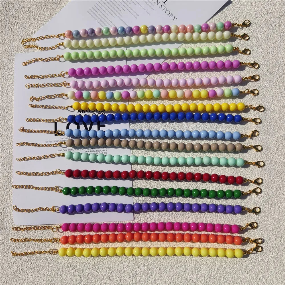 Dogs Necklace Extension Chain Design Pet Collar Fashion Dogs Faux Pearls Necklace Loop DIY Cat Dog Grooming Accessory