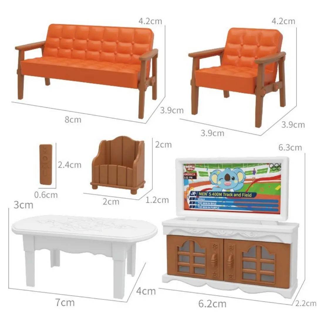 mini supermarket shopping games dollhouse furniture accessories Intellectual education toys for kid family interaction toys - AIAZ