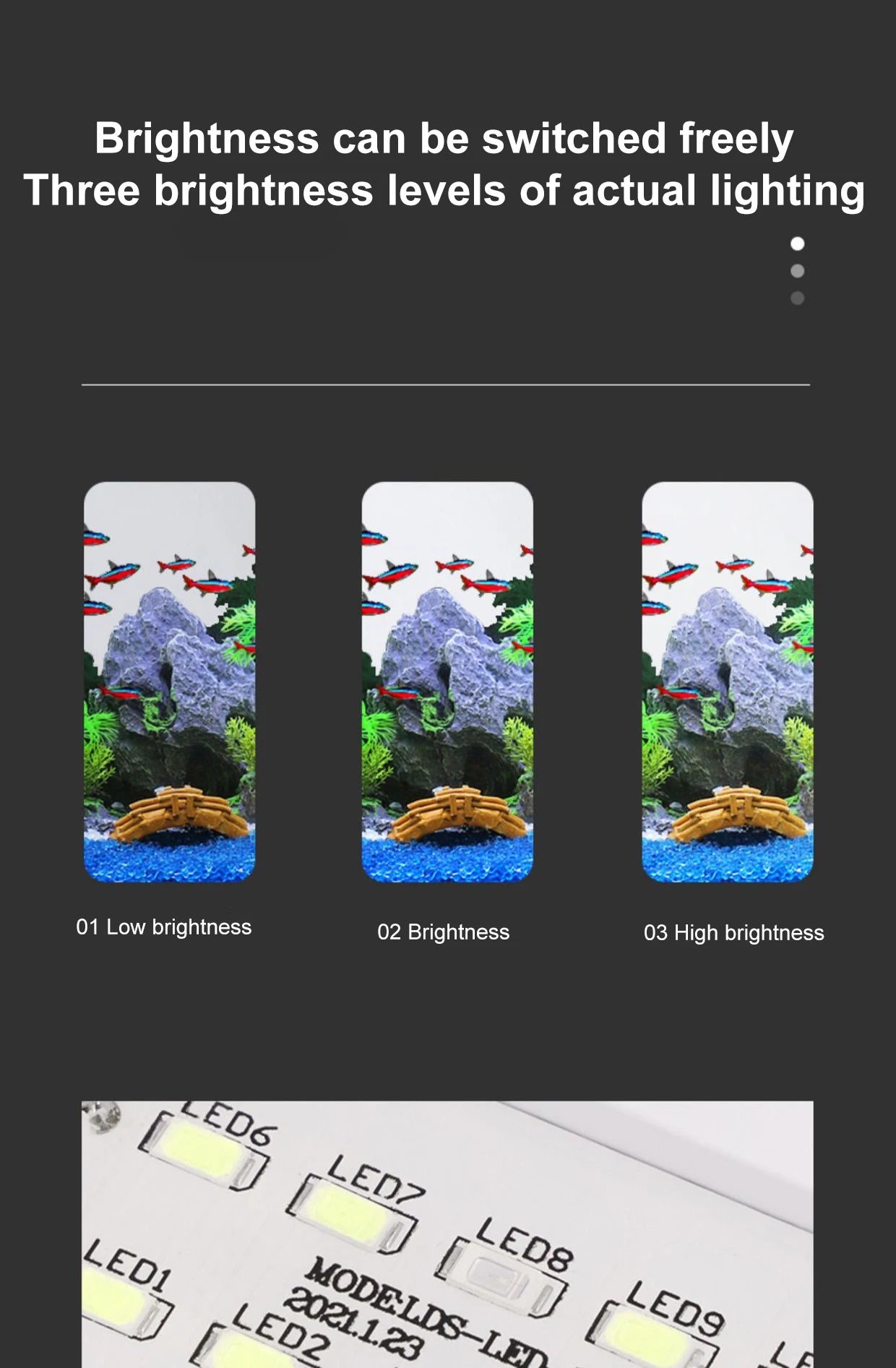 Fish tank living room small landscape ecological tank household USB powered mini tank fish tank