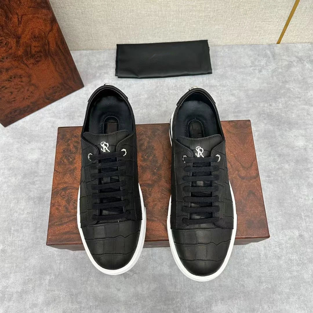 OECHSLI Shoes Cowhide 2025 new leather shoes high quality fashion casual Sports comfortable Men‘s European big size 39-45