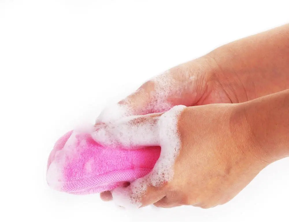 2Pcs Natural Baby Bath Sponge - Ultra Soft Baby Sponge for Bathing - Kids Bath Sponges for Infants, Toddler Bath Time