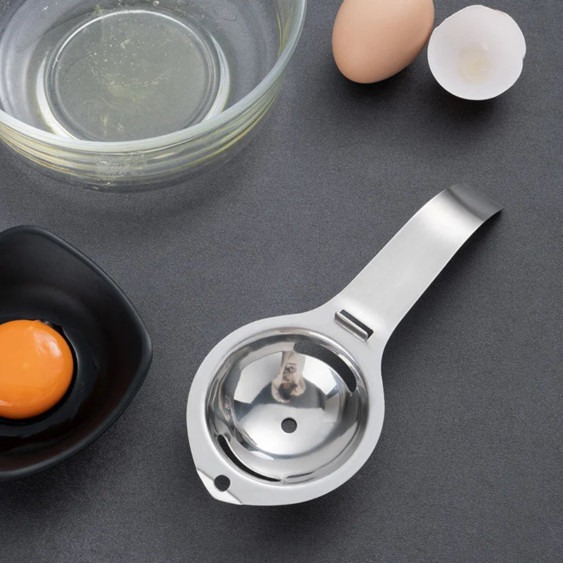Egg Separator Egg Yolk White Filter 304 Stainless Steel Yolk Separator Egg Divider Sieve Baking Cooking Tools Kitchen Gadgets