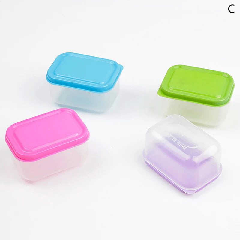 5Pcs Mini Small Snack Organizer Ketchup Salad Seasoning Portable Food Container Kitchen Seasoning Storage Container
