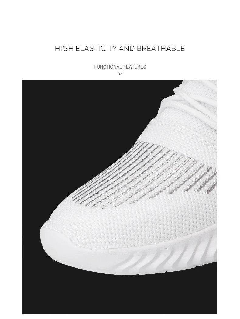 Shoes for Men Designer Men Shoes Breathable Mesh White Men's Tennis Trainers Male Casual Sneakers Zapatos Hombre Tenis Masculino - AIAZ