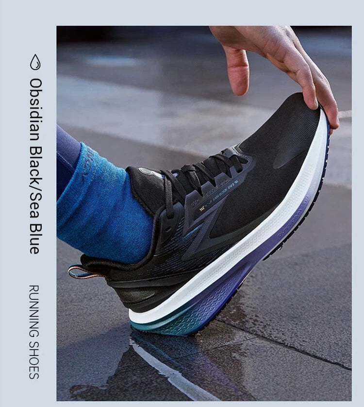361 Degrees Rainblock 7.0 Men Running Shoes Anti Splash Rainproof Technology Non-Slip Cushioning Rebound Male Sneakers 672432239