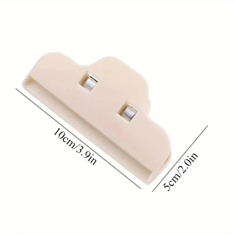 5PCS Food Storage Clips Durable Kitchen Organizer for Snack Bags Preservation Sealing Clamps Household Essentials
