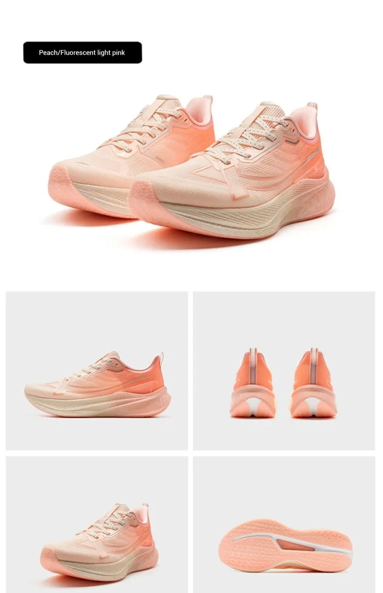 Xtep Women Running Shoes 2000km 3.0 2025 Spring Lightweight Cushioned Wear-Resistant Training Jogging Sneakers  875118110034