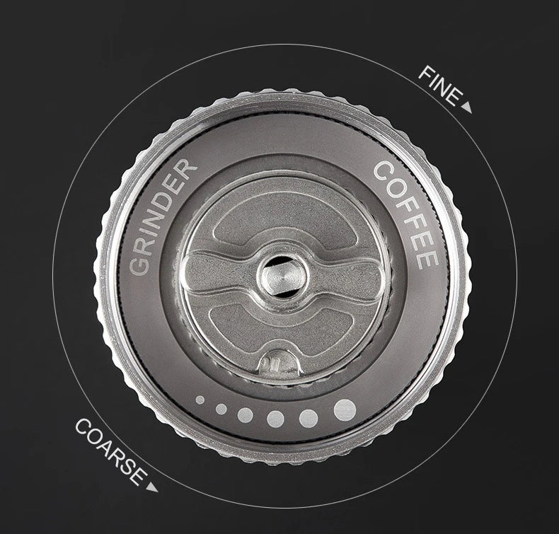 Manual Coffee Grinder Stainless Steel Conical Burr Adjustable Setting High Quality Portable Hand Grinder