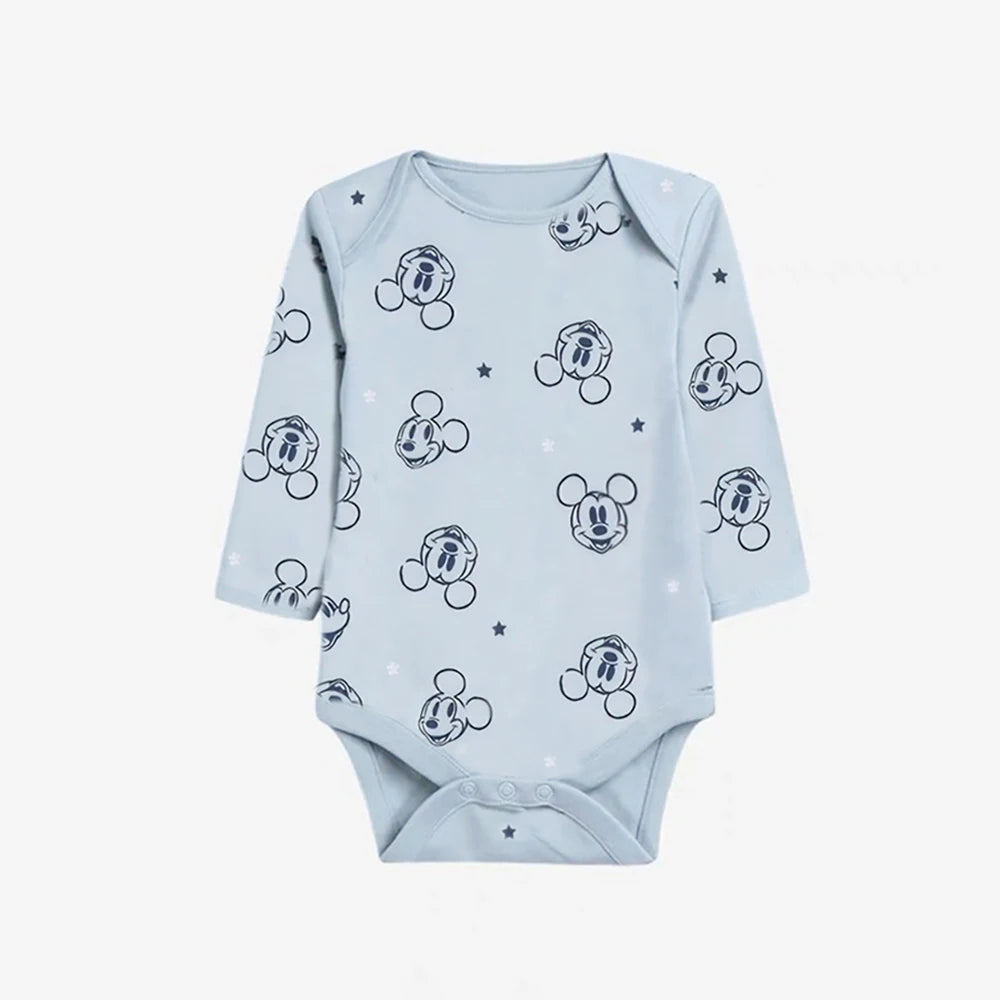 Summer Baby Bodysuit Mickey and Minnie Newborn Baby Clothes Button Design Baby One-piece for 0-24 Months Baby Boy Girl Clothes