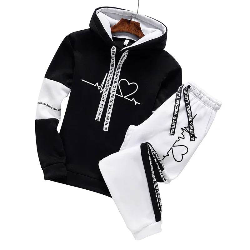 Hoodies Sportswear Sweatshirts for Men Comfortable Autumn Winter Sports Casual Fashion Versatile Sweatpants Daily Dressing Men's - AIAZ