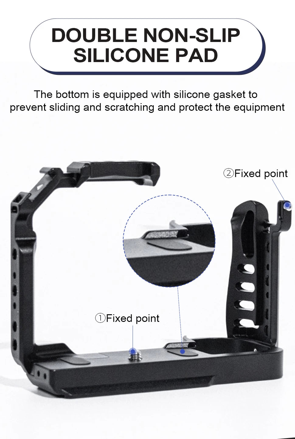YANZUO Portable Camera G9 Rabbit Cage Kit Suitable For Panasonic Lumlx G9 Camera Metal Protective Frame 1/4 Hole Camera Cage
