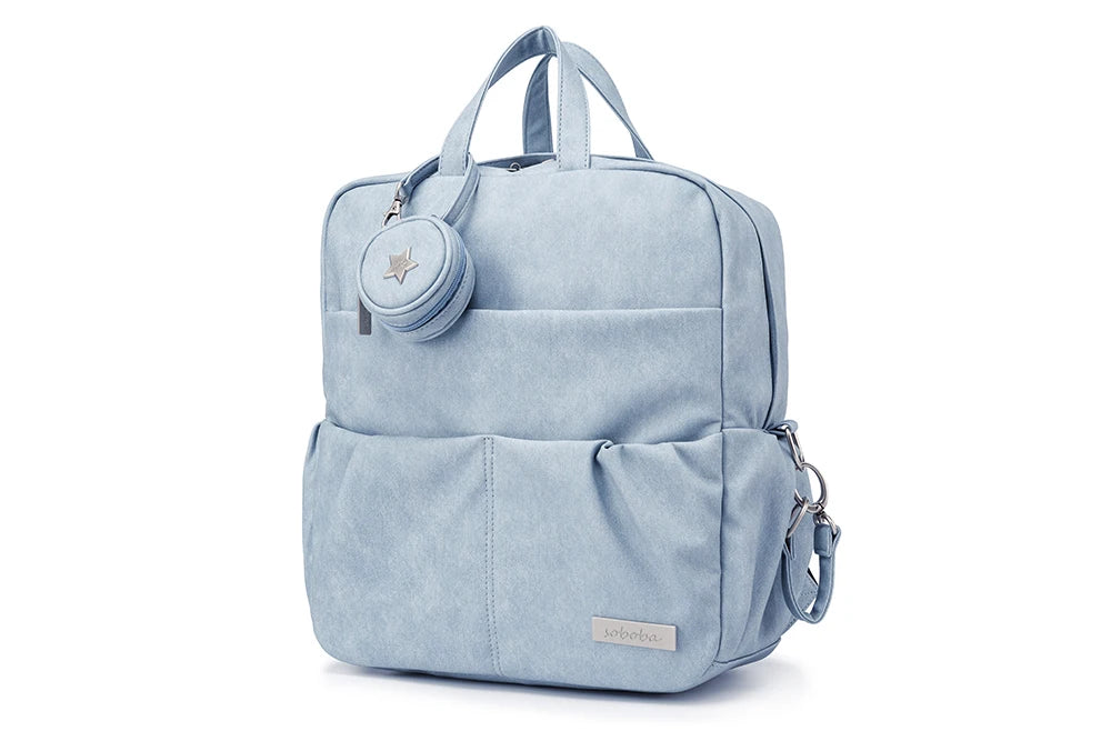 Soboba New Diaper Backpack for Newborn Baby Large Capacity Waterproof Diaper Bag with Pacifier Holder Stylish Diaper Bags