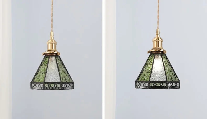 IWHD 2022 NEW Nordic Glass LED Pendant Lights Fixtures Copper Bedroom Dinning Room Restaurant Modern Hanging Lamp Lighting