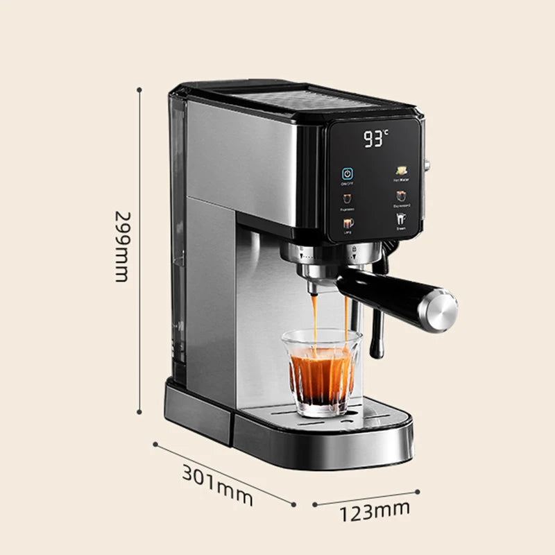 Semi-automatic All-in-one Machine High-pressure Extraction Espresso Steam Coffee Maker Household Small Italian Espresso machine