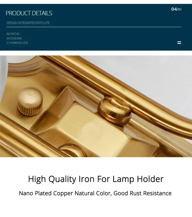 European Style Copper Led Color Wall Lamp Bedroom Bedside Living Room TV Background  Light Simple Hotel Villa Decor Lighting