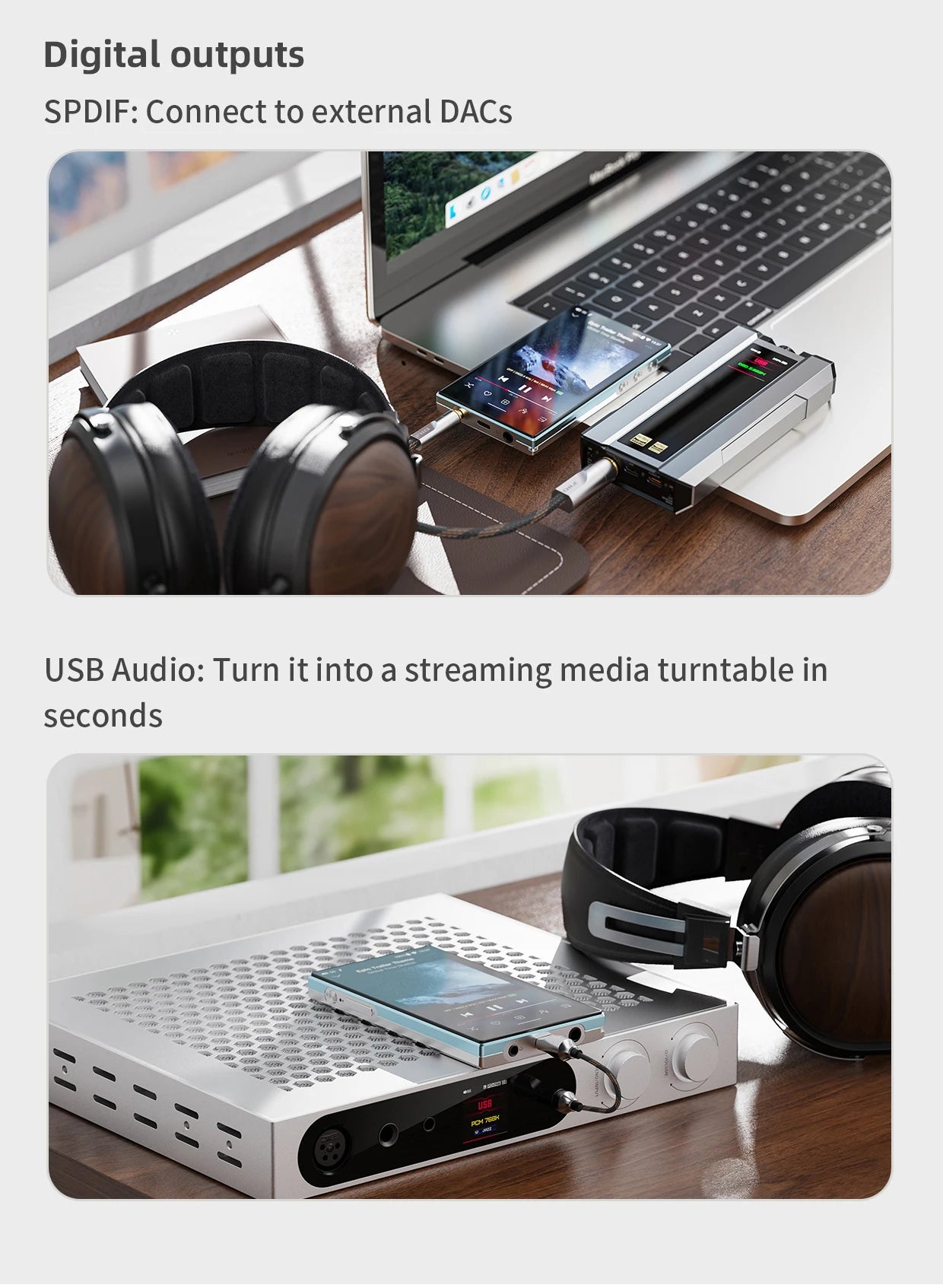 FiiO JM21 Android 13 Hi-Res Music Player MP3 with Snapdragon 680, Bluetooth WiFi USB DAC 12.5H Playtime