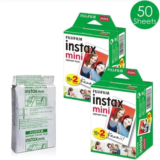 Origin Fujifilm Instax Mini Film Paper 10-60 Sheets for Fujifilm Instax Film Camera Instax Mini 12 11 9 40 41 SE Link Liplay EVO