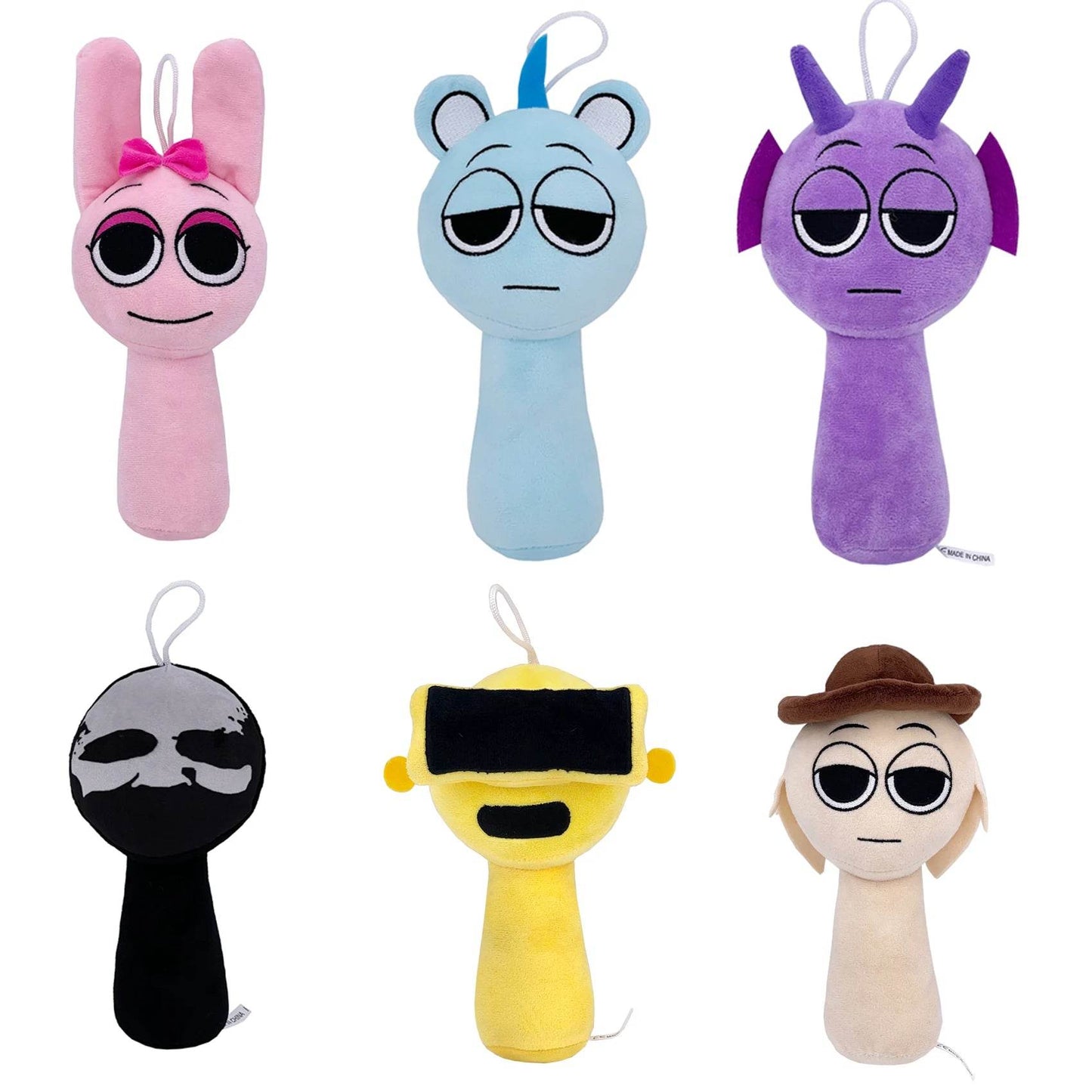 Sprunki Plush Toys Sprunki Plush Doll Sprunki Game Cartoon Pillow Kids Birthday Gifts Stuffed Dolls Christmas Gift - AIAZ