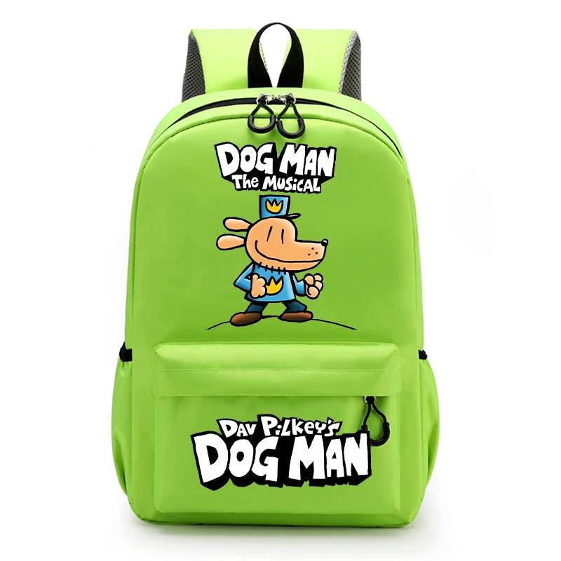 New Dog Man Kids Backpacks Boys Large-capacity School Backpack Cute Cartoon School Bags Children School Supplies Birthday Gifts - AIAZ