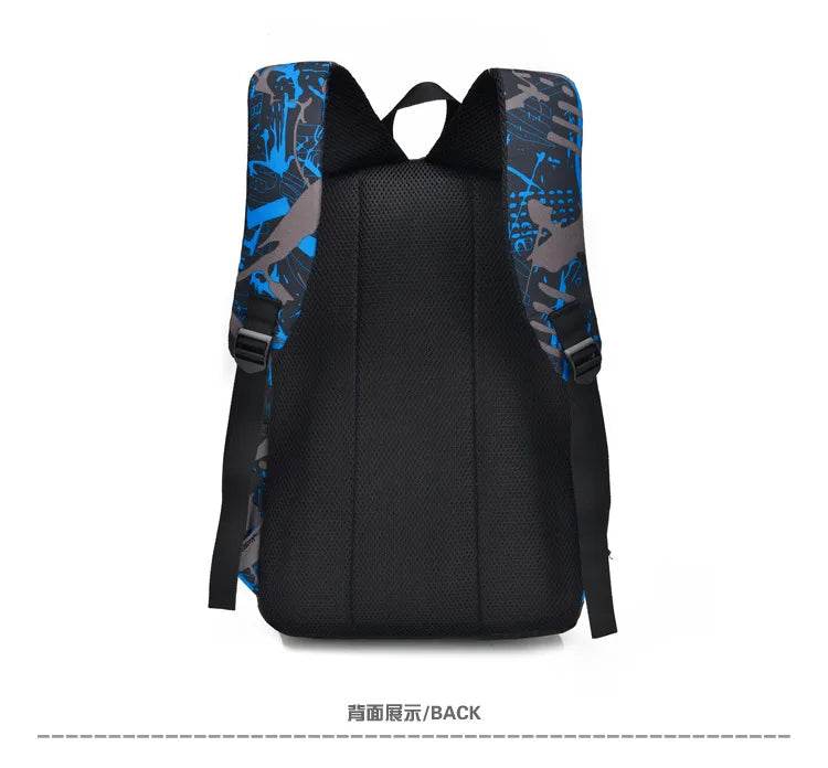 Waterproof travel laptop backpack children School Bags teenager Boys girls camouflage school Backpack set high School backpack - AIAZ