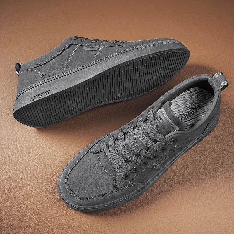 Men's Shoes 2025 New Spring Work Safety Shoes, Anti-slip, Wear-resistant, Versatile Casual Sports Work Shoes, Men's Board Shoes - AIAZ